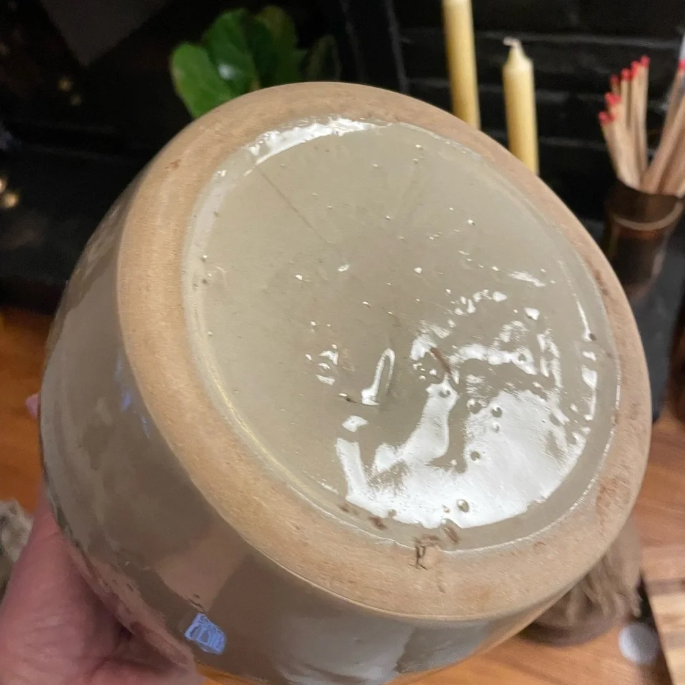 Vintage Brown and Cream Cookie Jar - Classic Kitchen Storage